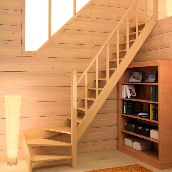 лестница деревянная