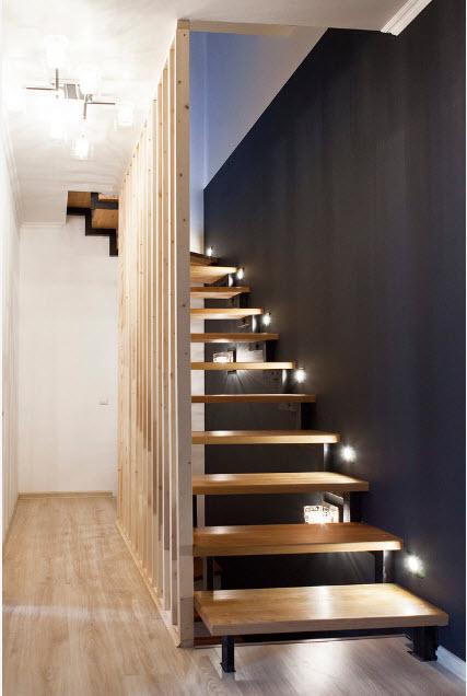 лестница с подсветкой 